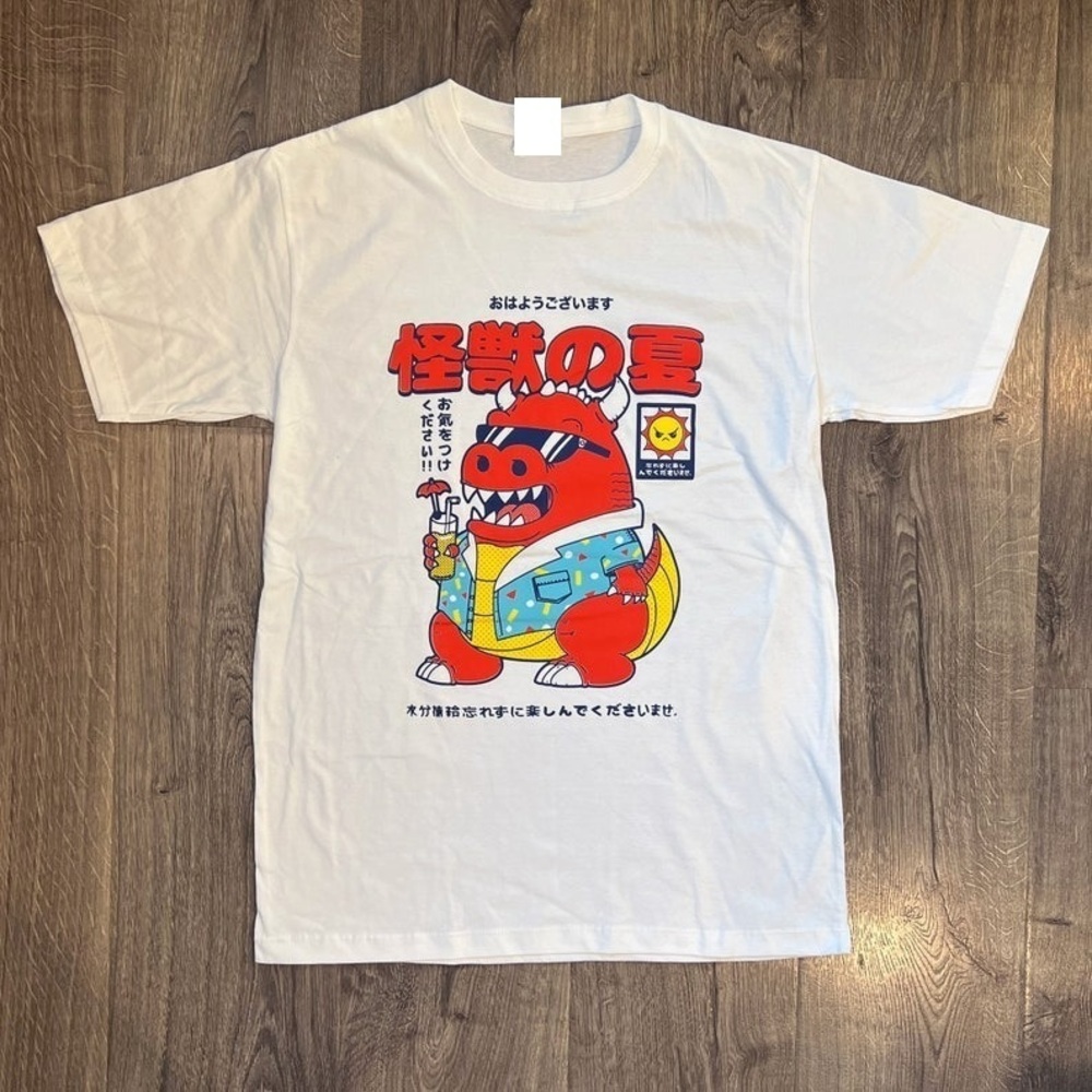 Japan Monster Graphic T-Shirt Japanese Character Tee For Men And Women